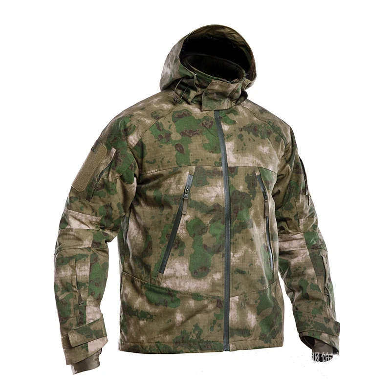 3.0 Winter Heated Jacket Men's Camouflage Military Tactical Jacket Cotton Clothing Outdoor Windproof Warm Hiking Ski Suit Coat