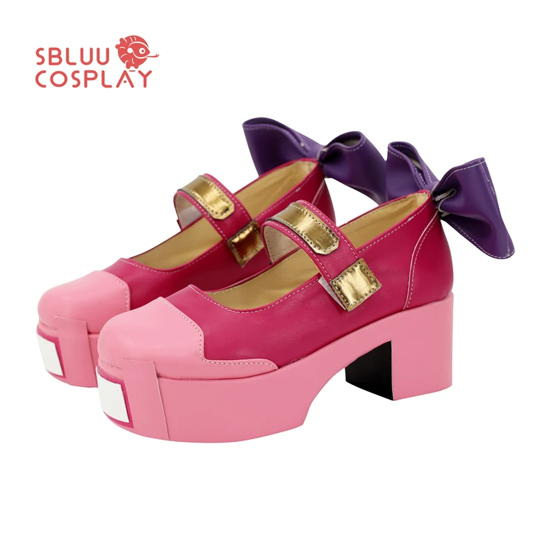 

SBluuCosplay OW Kiriko Cosplay Shoes Pink Custom Made Boots Halloween Party