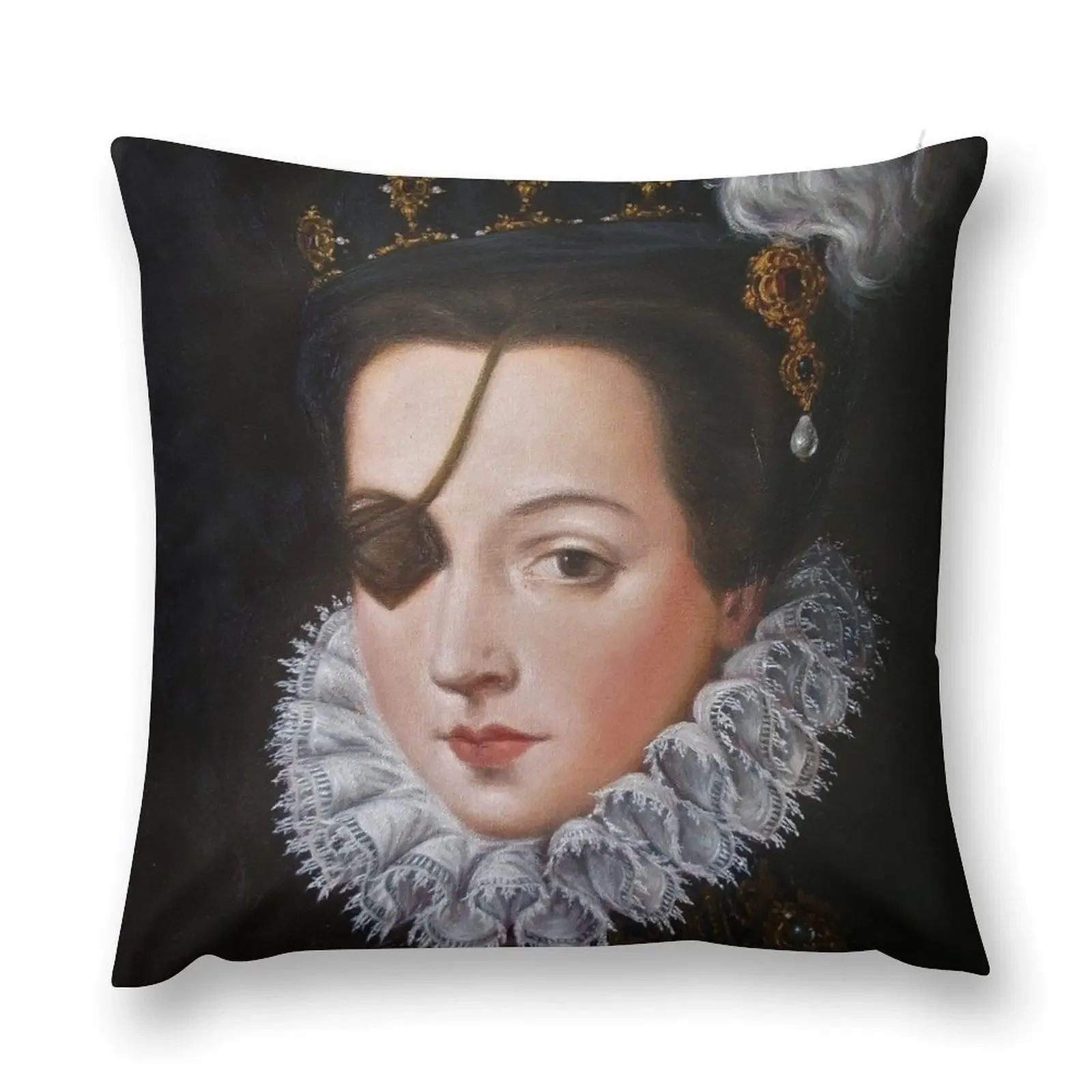 

Princess of Eboli (16th century) - Sofonisba Anguissola Throw Pillow Cushions Cover Plaid Sofa pillow