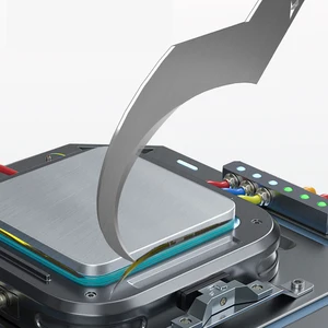 SAYTL Metal Blade para CPU NAND IC, Faca Removedor de Cola Preta, Lâmina Fina, Lâminas De Reparação De Telefone Móvel, Placa-Mãe Faca De Escultura, 007 6 principais vendas lâmina 007 - №6