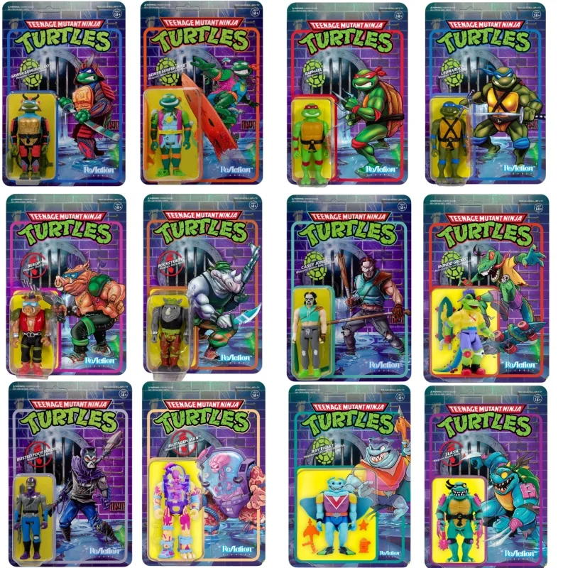 Figuras de Acción de las Tortugas Ninja, Samurai Slash, Leo, Surfer Mike, Casey Jones, Sewer Super Mike, Colección de Juguetes, Regalo para Niños
