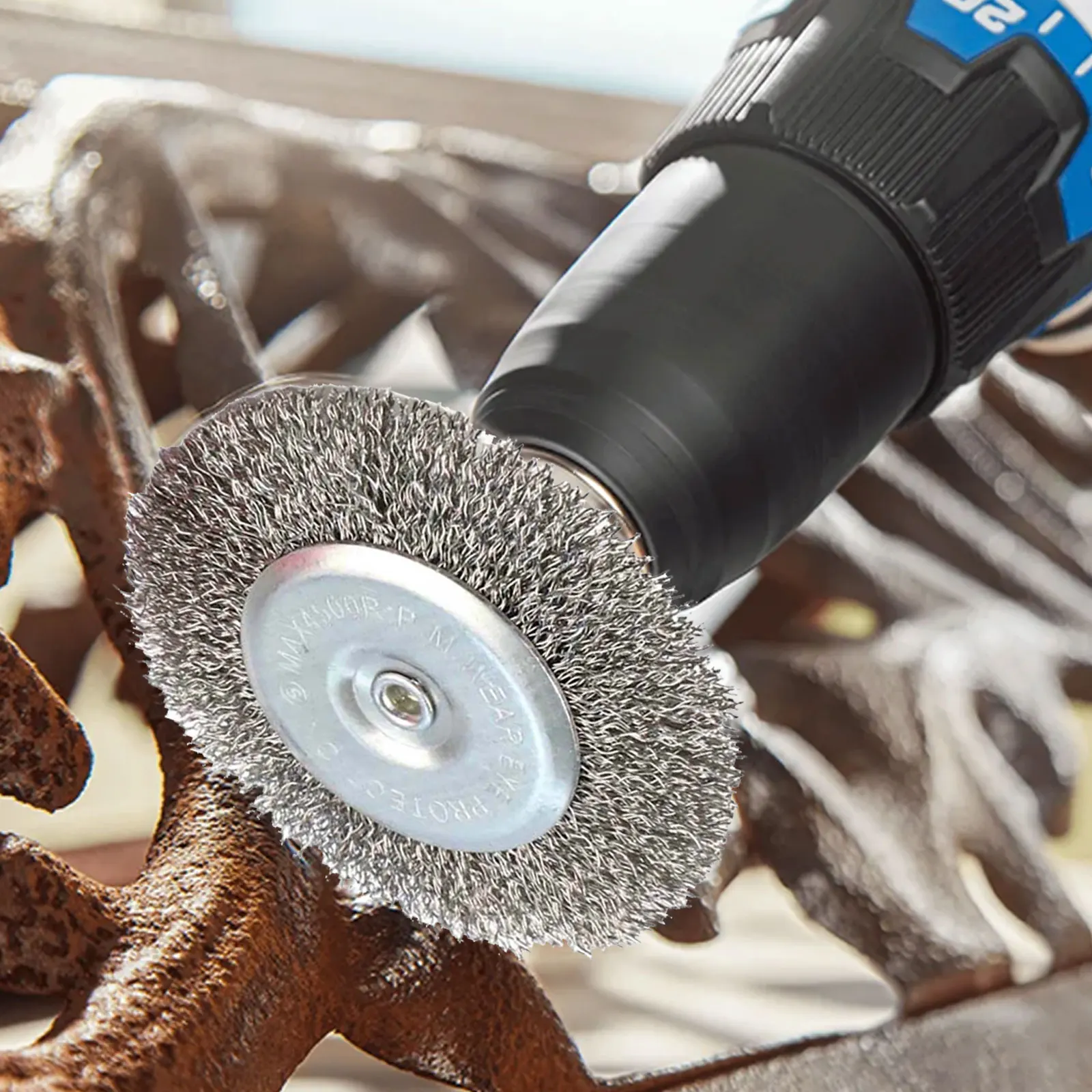 4 ชิ้น 110 มิลลิเมตรแปรงลวดล้อสแตนเลสก้านหกเหลี่ยมไนลอนขัดแปรงลวดเครื่องมือสว่านไฟฟ้าโลหะอุตสาหกรรมขัด