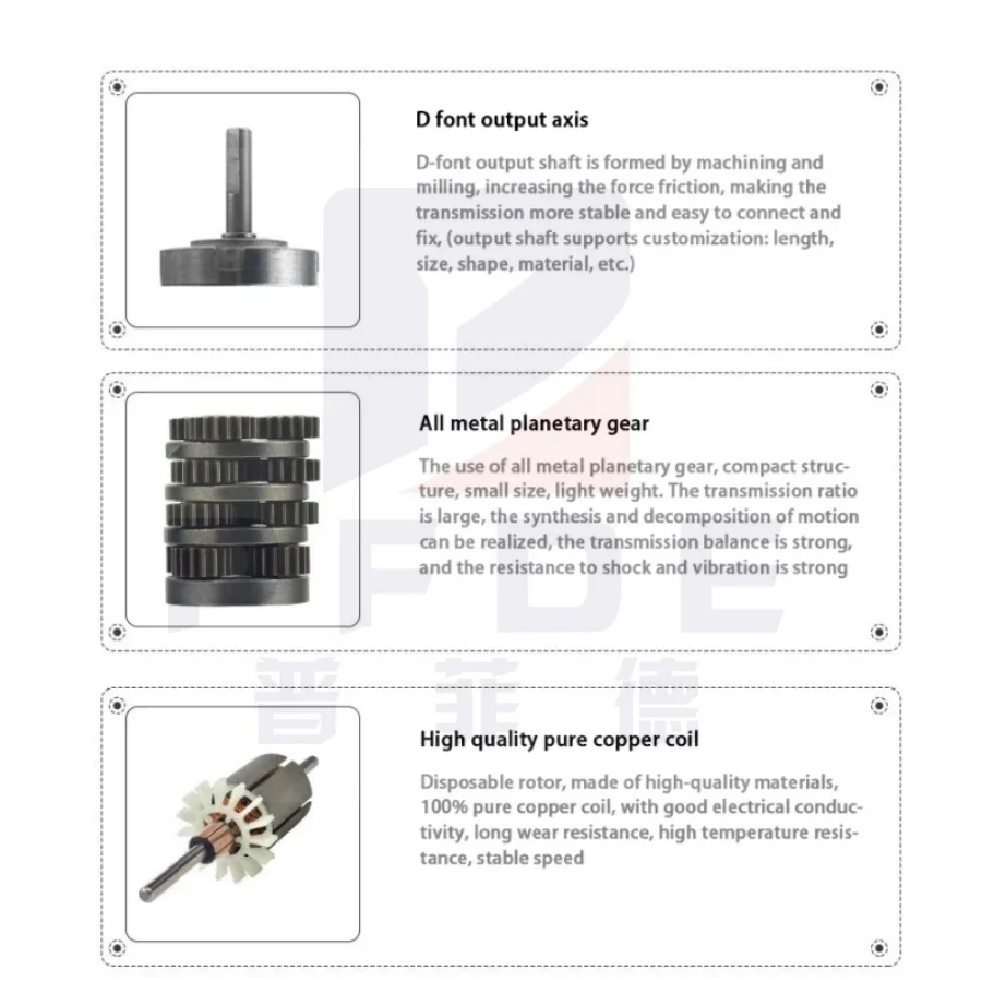42GP-775 12v24v تيار مستمر المخفض المحرك الكواكب والعتاد عالية الطاقة عزم دوران عالي مايكرو سرعة تنظيم محرك منخفض السرعة D محور 8 مللي متر/10 مللي متر