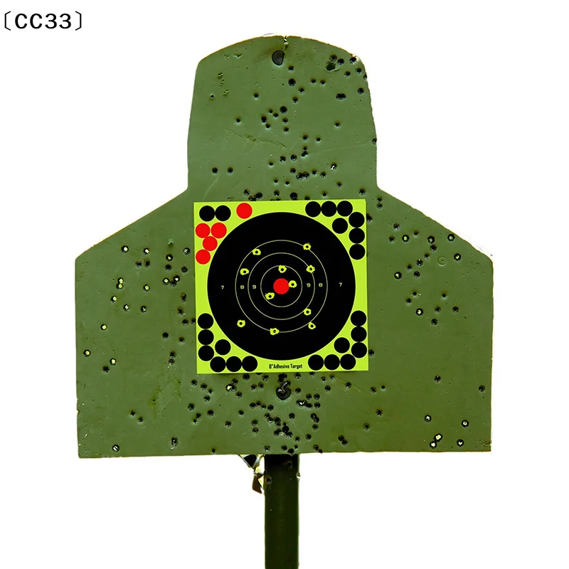 

10PCS Hunting Training Target Stickers Fluorescent Self Adhesive Stickers For Shooting Range Practice〔CC33〕