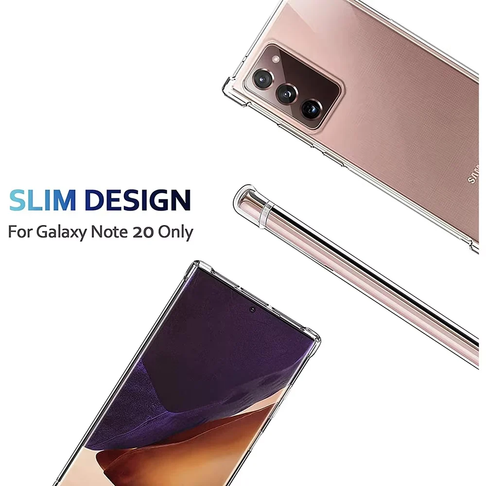 Note20 Shockproof Silicone Phone Case For Samsung Galaxy Note 20 5G Lens Protection Case for Samsung Note 20 Ultra 5G Back Cover