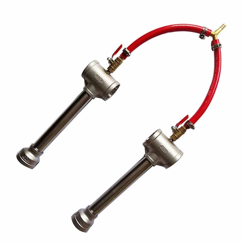

Dual Gas Burner 100,000 Propane Furnace Burner Forge Foundry Raku Kiln Blacksmith Assembly Flame Control System stainless steel