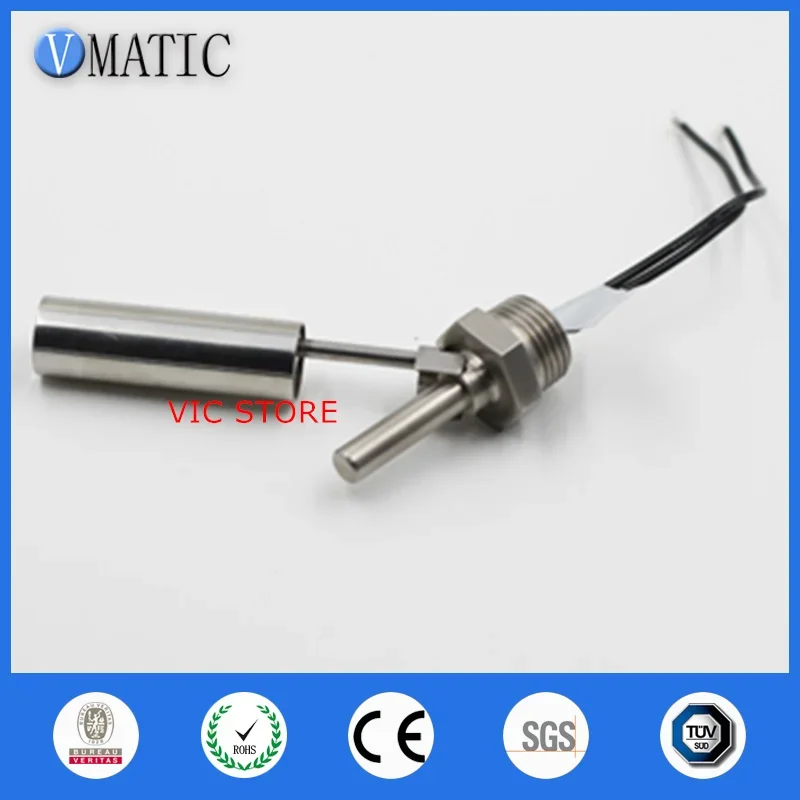 Free Shipping Stainless Steel High Pressure Side Mount Horizontal Water Level Sensor Liquid Float Switch For Tank VCL11