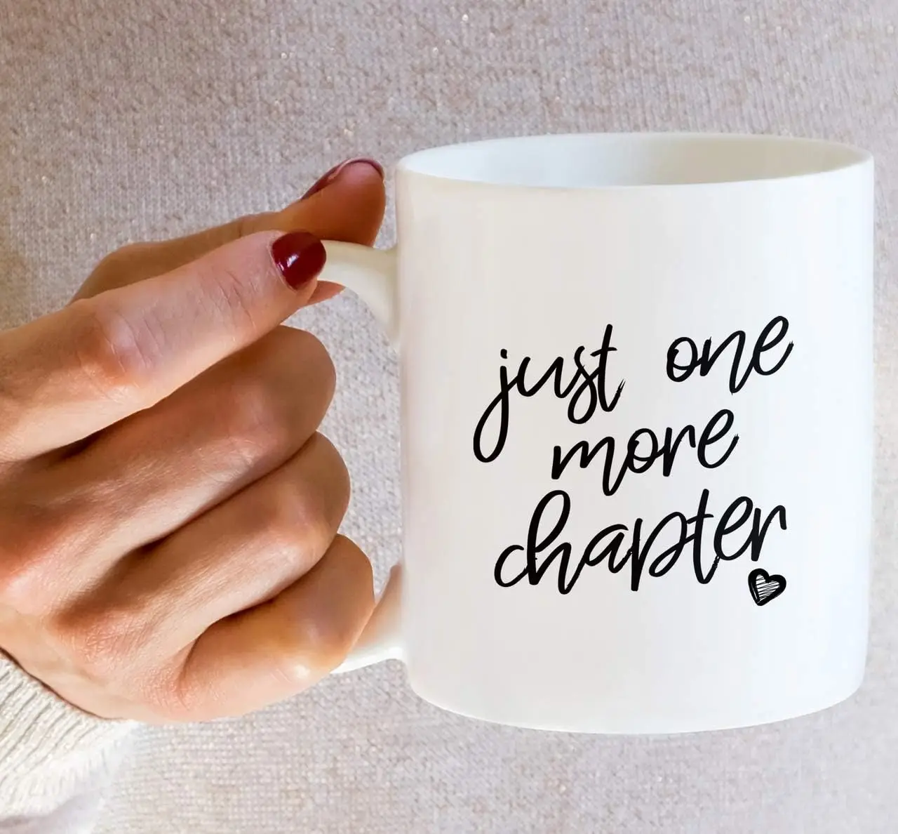 Retreez Funny Mug  Just One More Chapter Bookworm Book Ceramic Coffee Mugs - Funny, Sarcasm Sarcastic Motivational cup