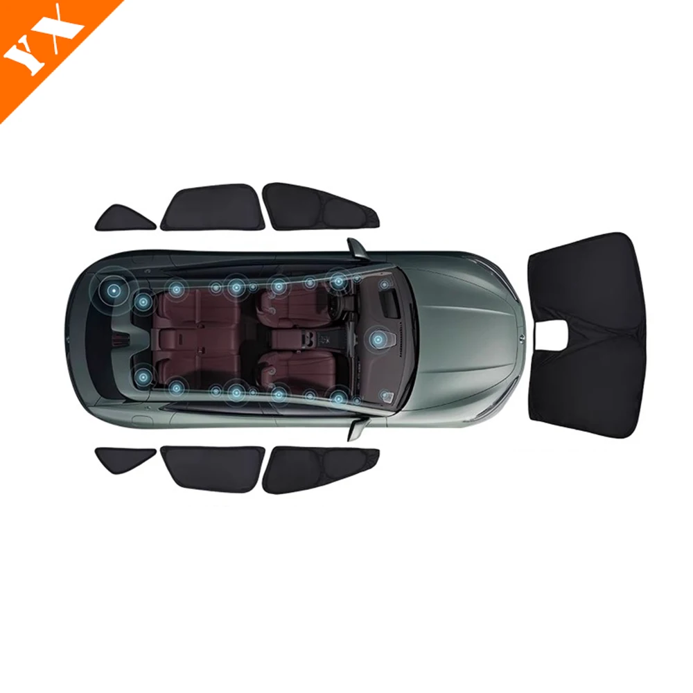 

For BYD Denza Z9 GT 2025 2026 Accessories Car Sunshade Thermal Insulation,Non Transparent Sunshade,Side Window Sun Protection