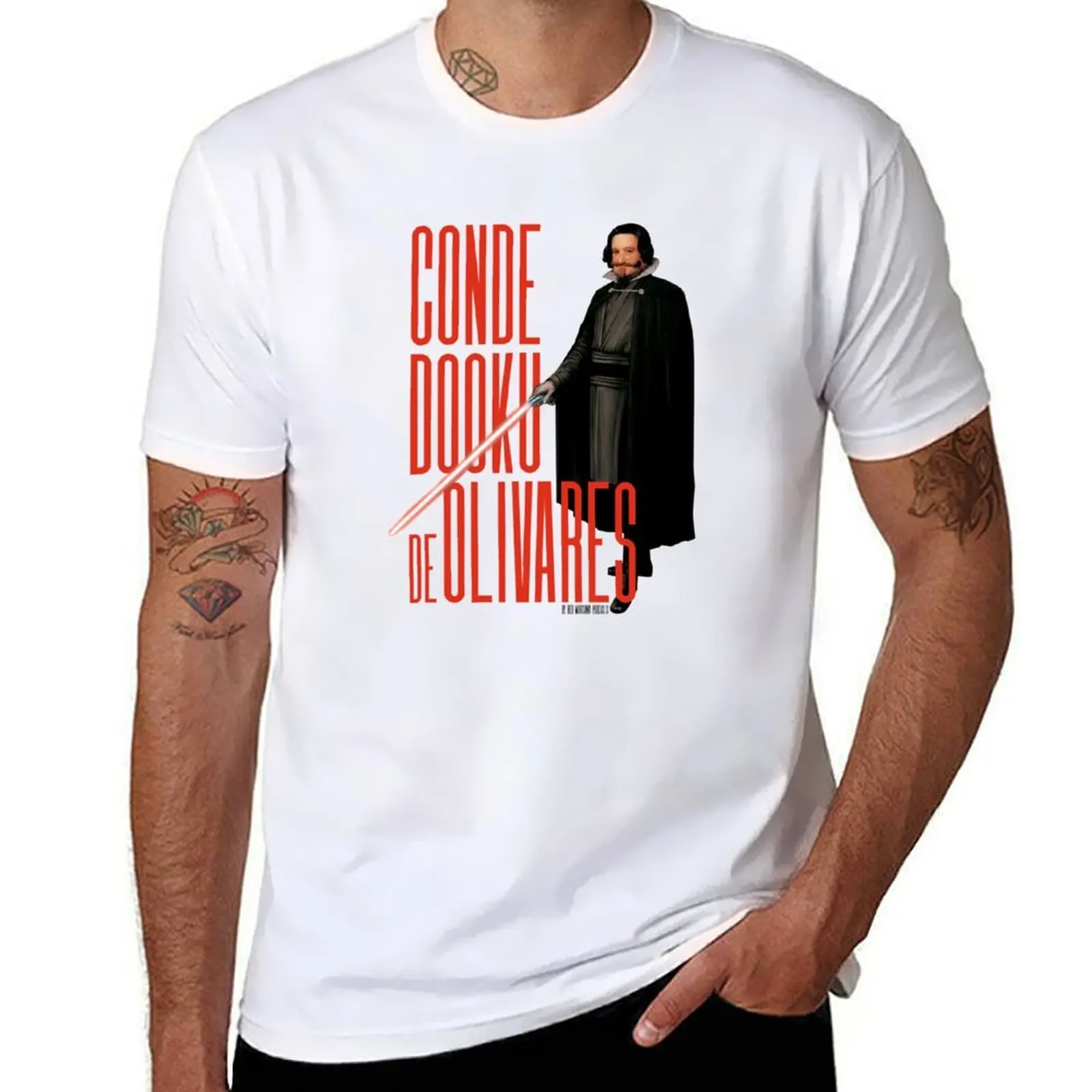 

Count Dooku de Olivares T-Shirt cotton t shirt pack funny t shirts man T-Shirt