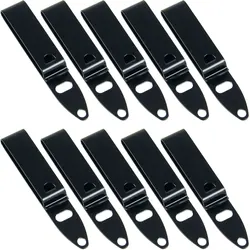 10PCS Stainless Steel Belt Clip Grip Hook Loop for IWB Kydex Leather Hybrid Holster Making With Hardware