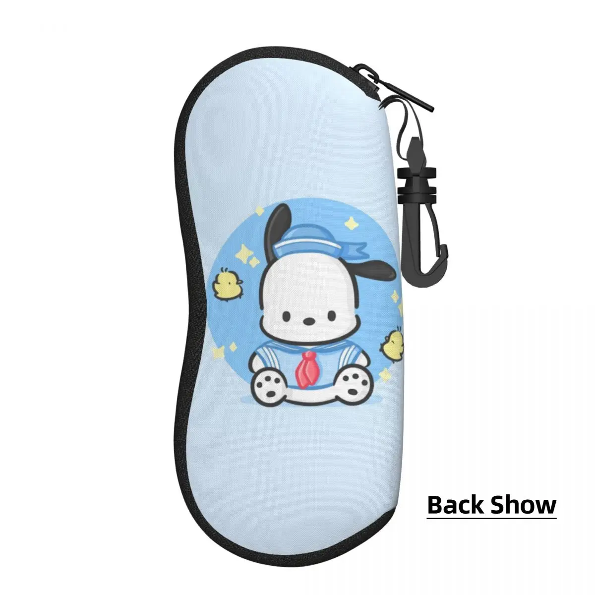 Custom Pochacco Sunglasses Soft Case Neoprene Zipper Cartoon Shell Eyeglass Case Custom Protective Box For Glasses