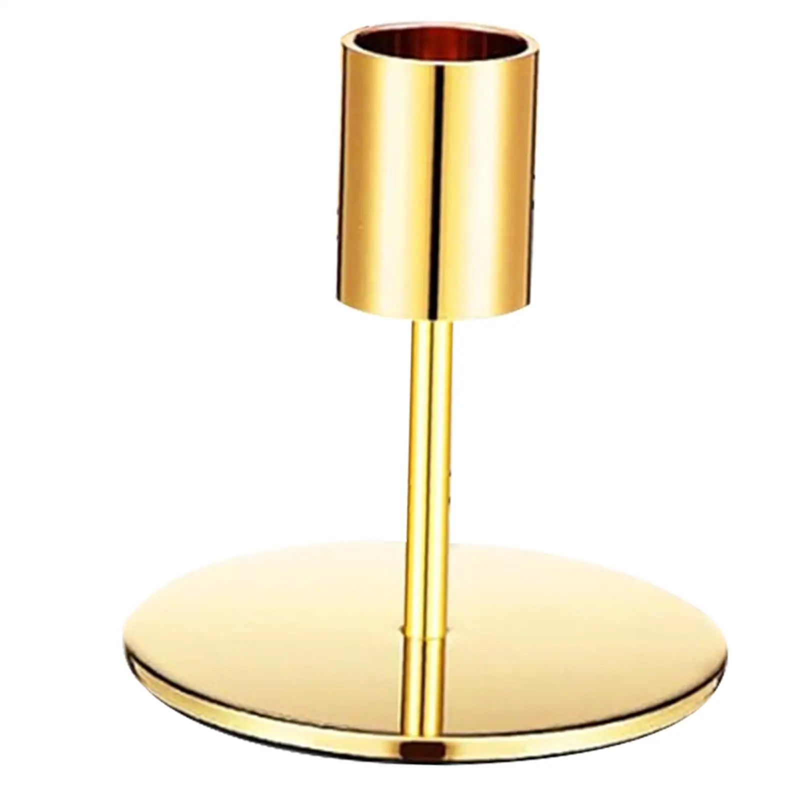 2 pièces ci-après porte-bougeoirs coniques, métal rétro simple et robuste pour salon, mariage, salle à manger, décoration d'intérieur
