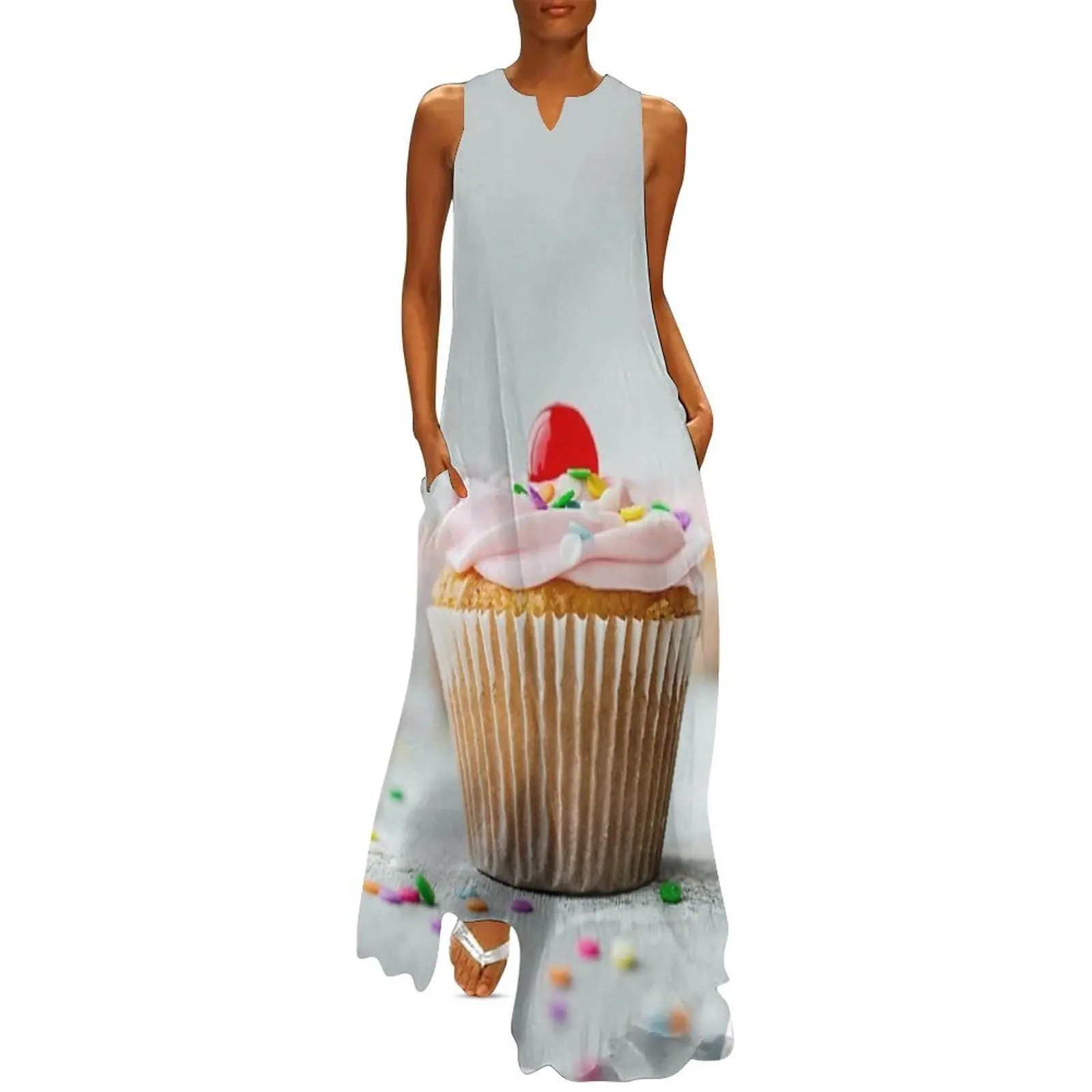 

Delicious Pink Cupcake Long Dress dress party night sexy dress for women clothes for women