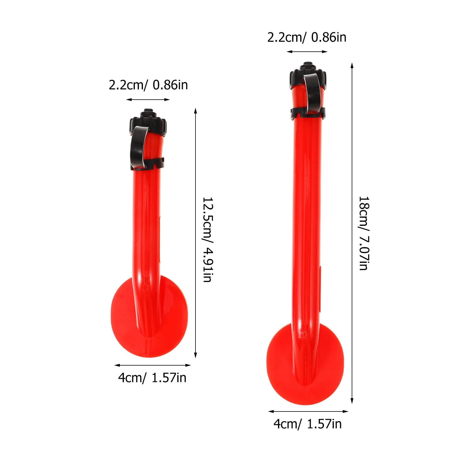 2 قطعة سترات نجاة قابلة للنفخ أنبوب معدات السلامة أحمر ساطع متين خفيف الوزن محمول لحماية الطوارئ أنبوب سترات نجاة