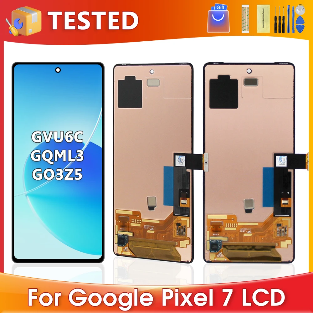 

6,3 ''для Google Pixel 7 для AMOLED Google Pixel 7 GVU6C GQML3 GO3Z5 ЖК-дисплей с цифровым преобразователем сенсорного экрана в сборе