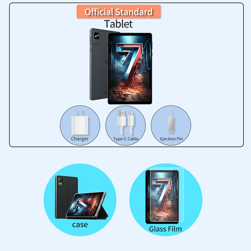 Headwolf FPad7 8.4inch Tablet Android14 MTK Dimensity 7050 CPU