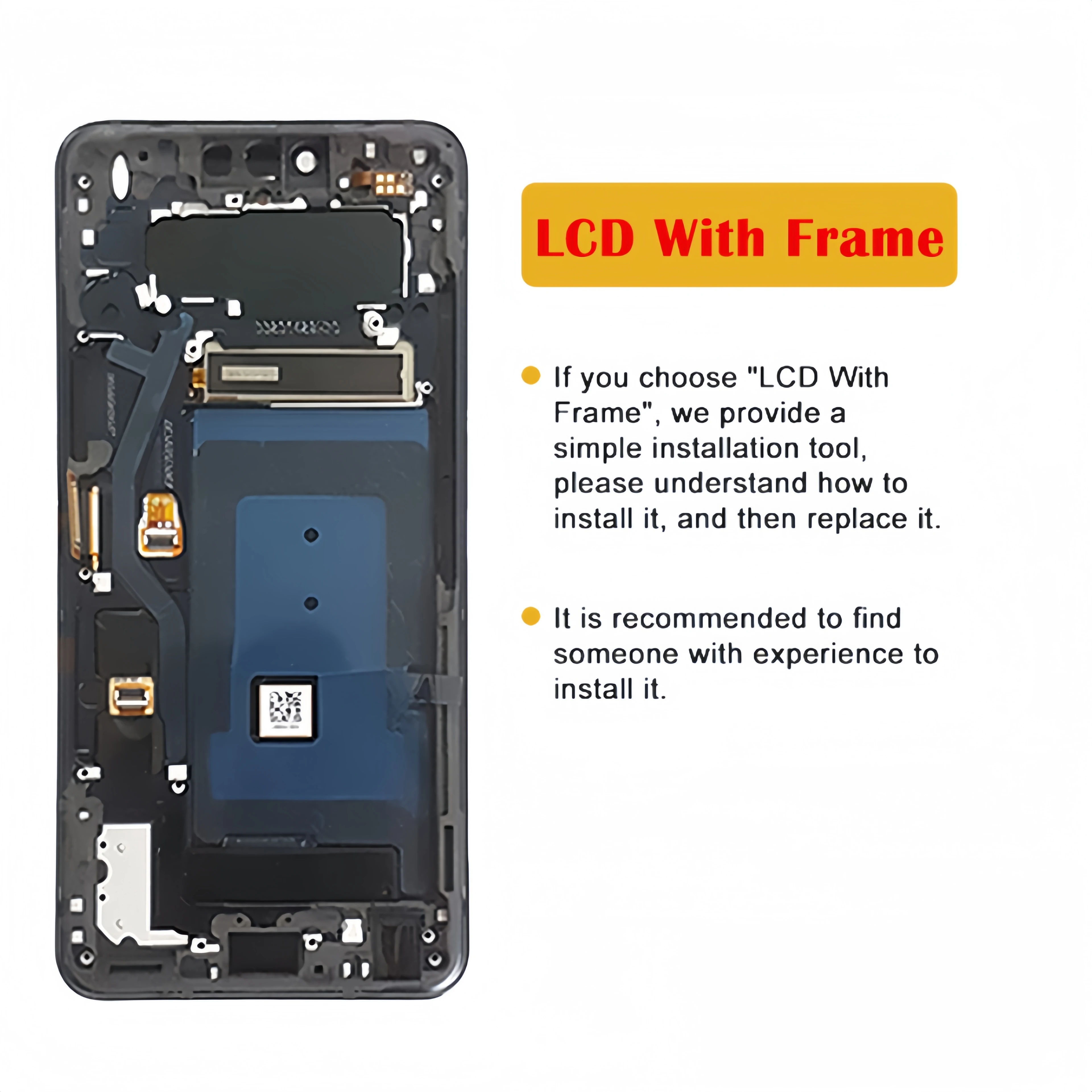 LCD Display Touch Screen Digitizer Assembly Replacement, Fit for LG G8 ThinQ G820N, LM-G820MB, LMG820QM7, LM-G820UMB