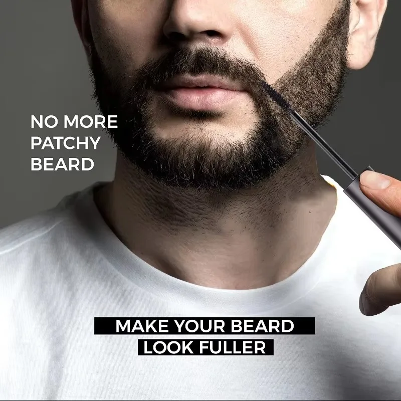 10ml Beard Color For Men Eyebrow Brush Bread Dye Waterproof Long-lastting Beard Filler Bushy Eyebrows Styling Tools