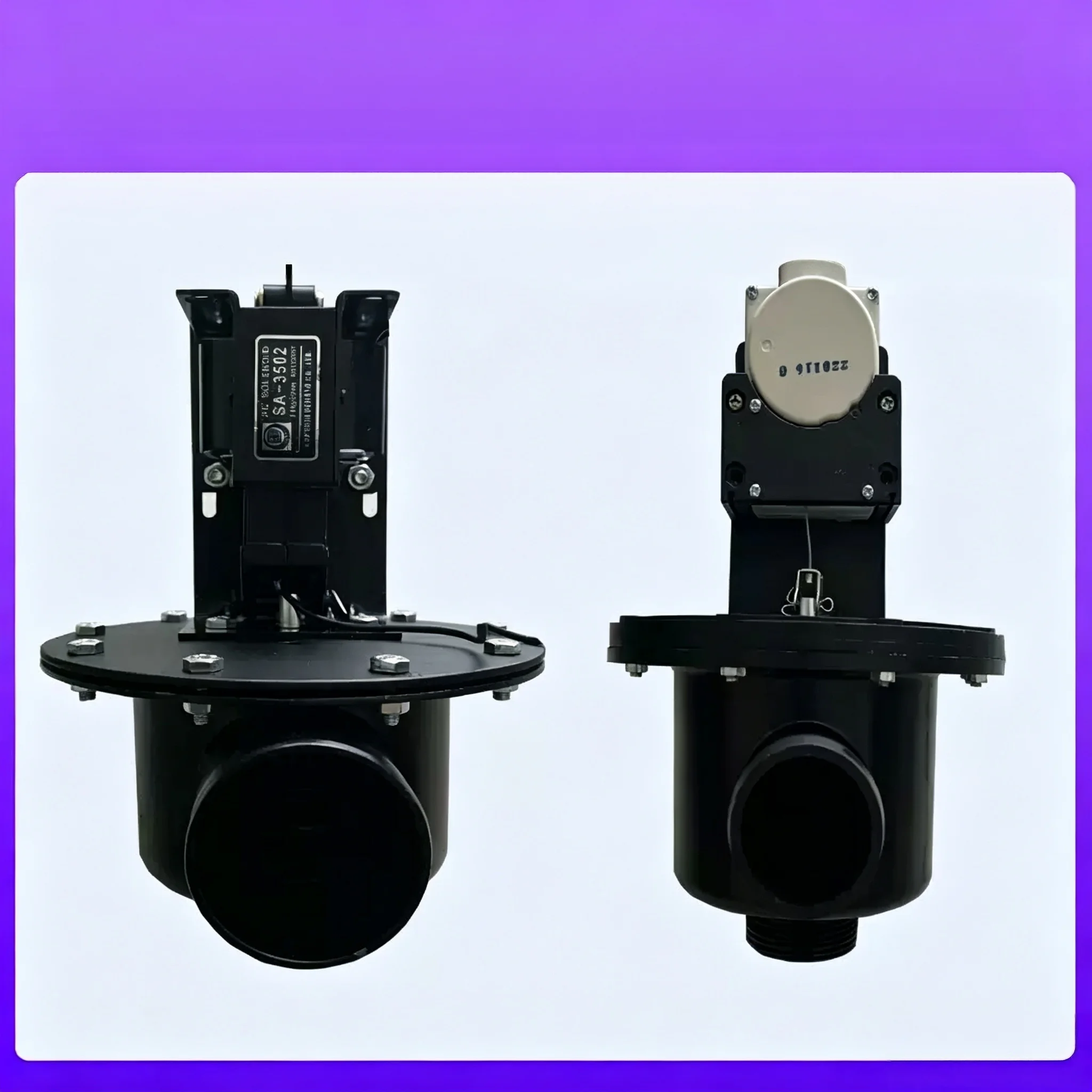 Full Set Solenoid Drain Valve Assembly, Industrial Washing Machine & Petroleum Dry Cleaning Machine Special Oil Discharge Valve