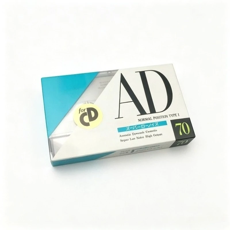 100% Original New For TDK AD 70min 1989 Mid-Grade Type I Blank Cassette For Three-Head High-End Duplication
