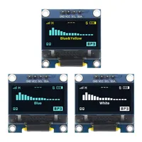 0.96 Inch OLED Display Module White/Blue/Yellow/DualColour SSD1315 128X64 4Pin IIC I2C Serial 12864 LCD Screen Board for Arduino