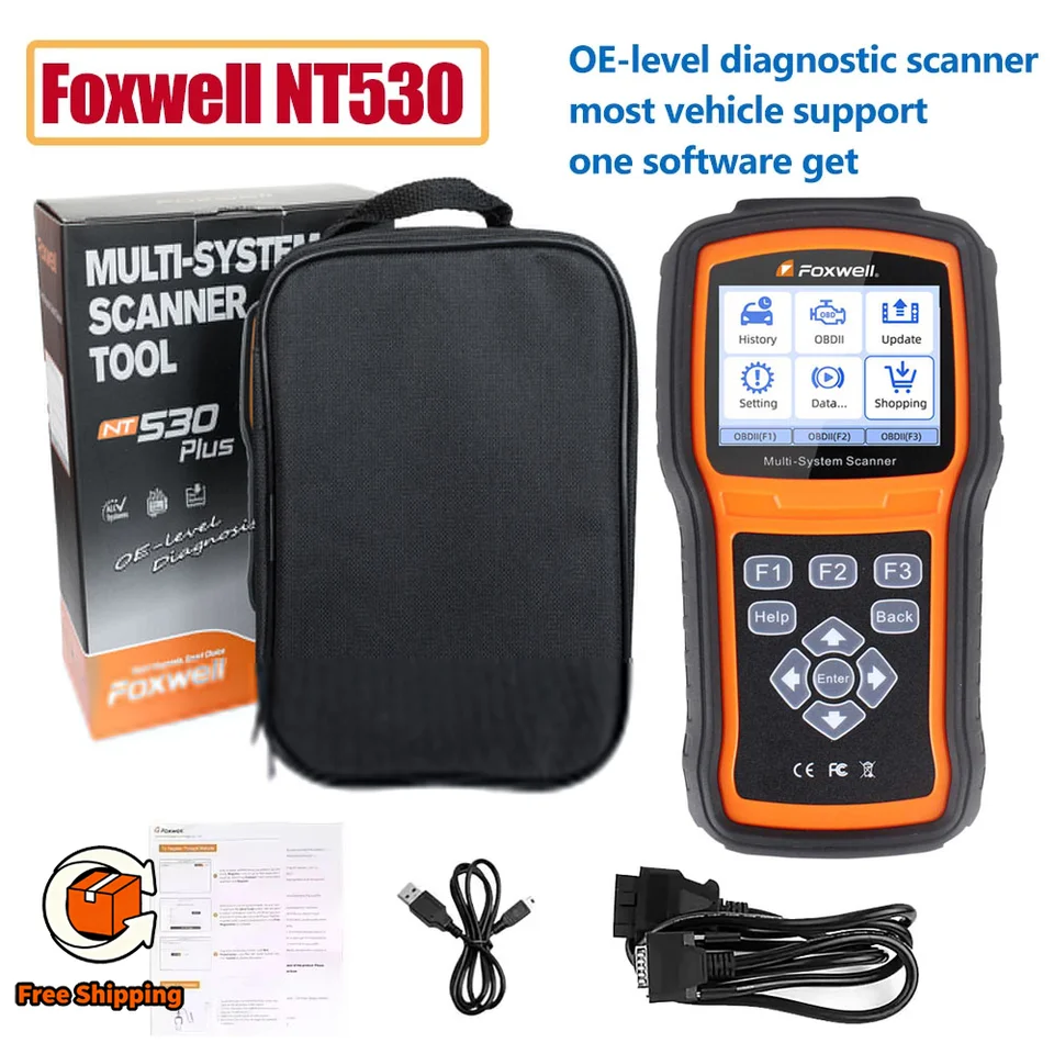 Foxwell NT530 PLUS WIFI Obd2スキャナー フルシステム ユニバーサル