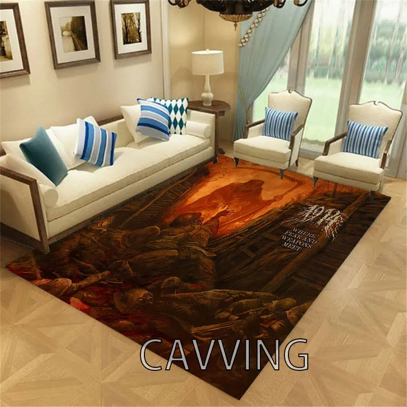 

1914 Rock Band 3D Print Carpets Flannel Rugs Anti-slip Large Rug Carpet Home Decoration for Living Room Bedroom