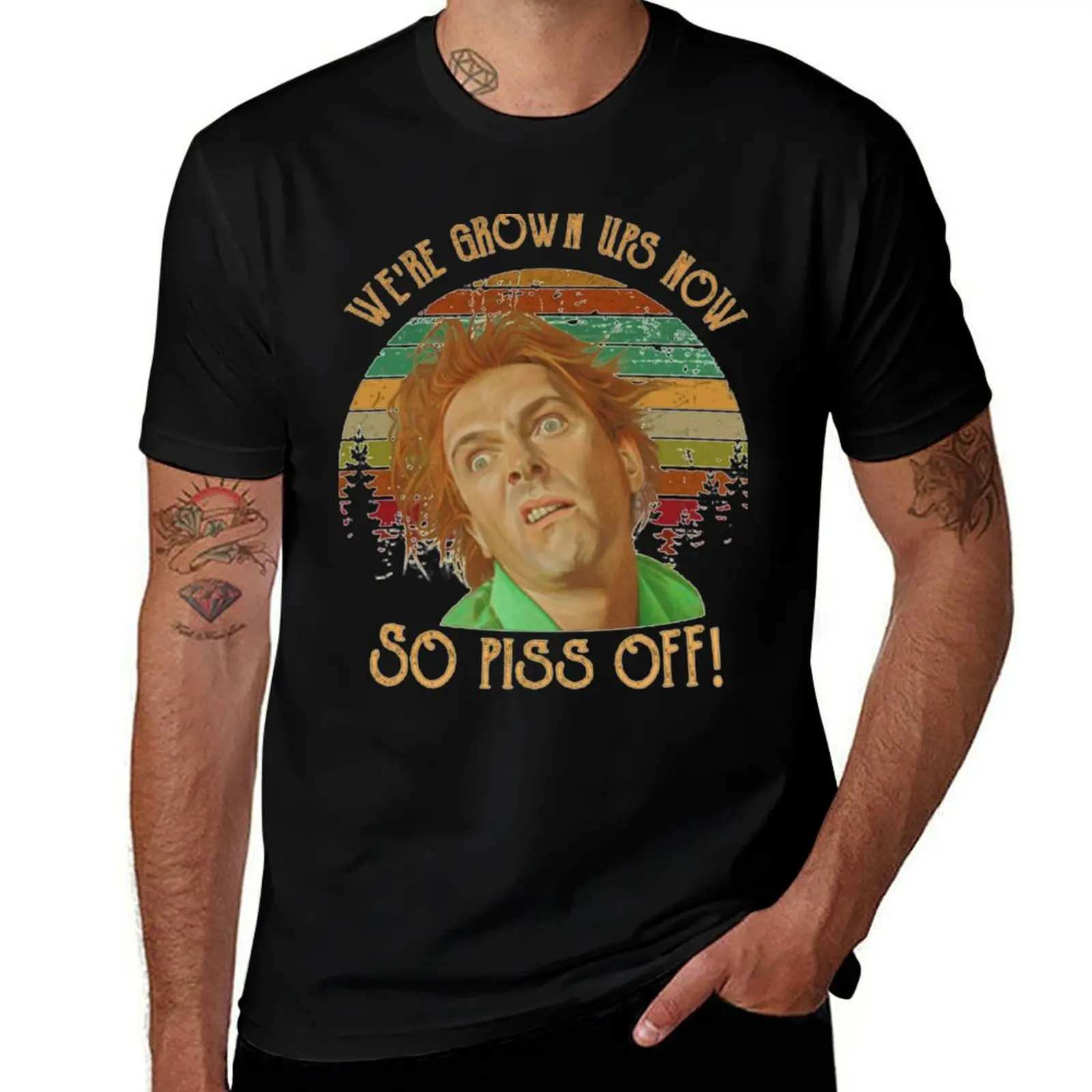 We_re Grown Ups Now So Piss Off Gift shirt T-Shirt Casual Daily Wear Short Sleeve Top T-Shirt