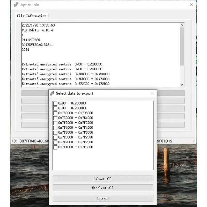 .hpt naar bin-converter met onbeperkte keygen Vergelijk originele en aangepaste bestanden Ontgrendel tuner Ontgrendel Hpt Raw Edit voor multi-laptop