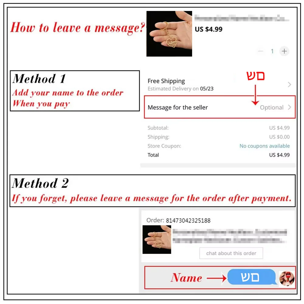 مخصص العبرية اسم قلادة قلادة جوفاء شخصية الفولاذ المقاوم للصدأ سلسلة للنساء الرجال مخصصة 18K مجوهرات مطلية بالذهب #6