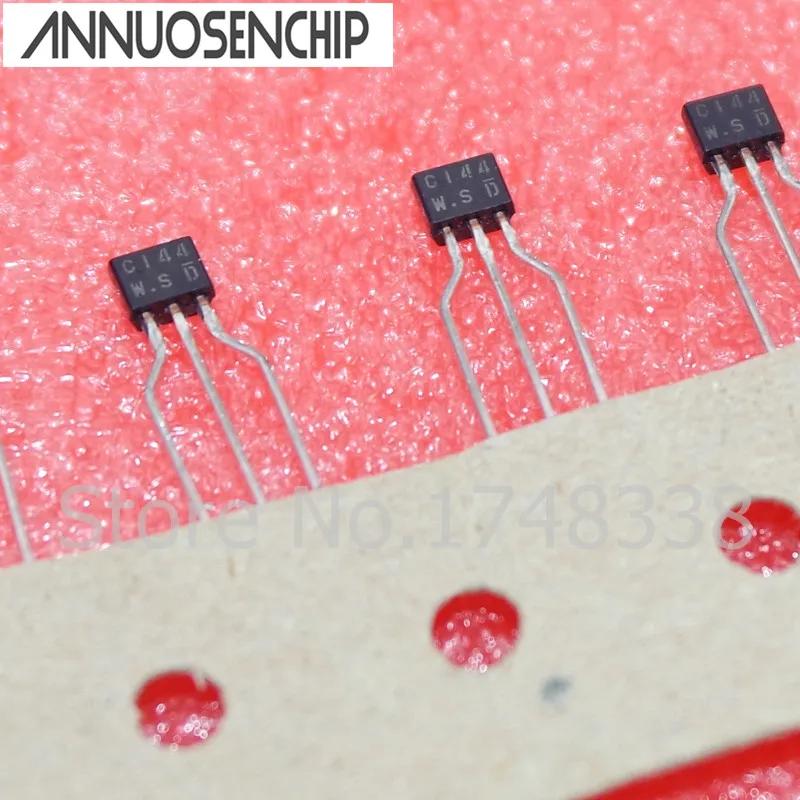 free shipping 100pcs/lot new & original C144 C144ES TO-92S DTC144ESA DTC144ES Transistor Silicon Digital (built-in resistors)