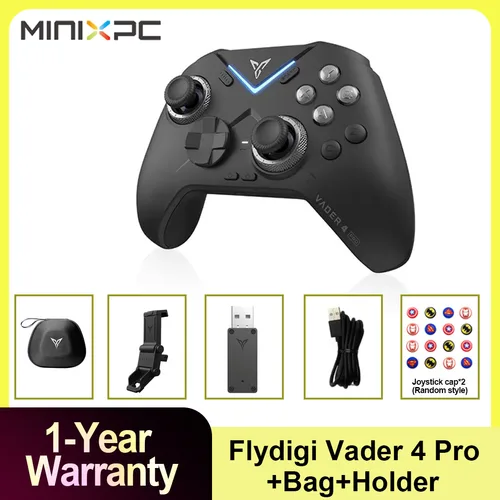 Imagen 1 del producto Controlador Flydigi Vader 4 Pro con interruptor de gatillo de vibración atlética basculante Hall, Gamepad de 1000Hz para Nintendo Switch TV PC Phone