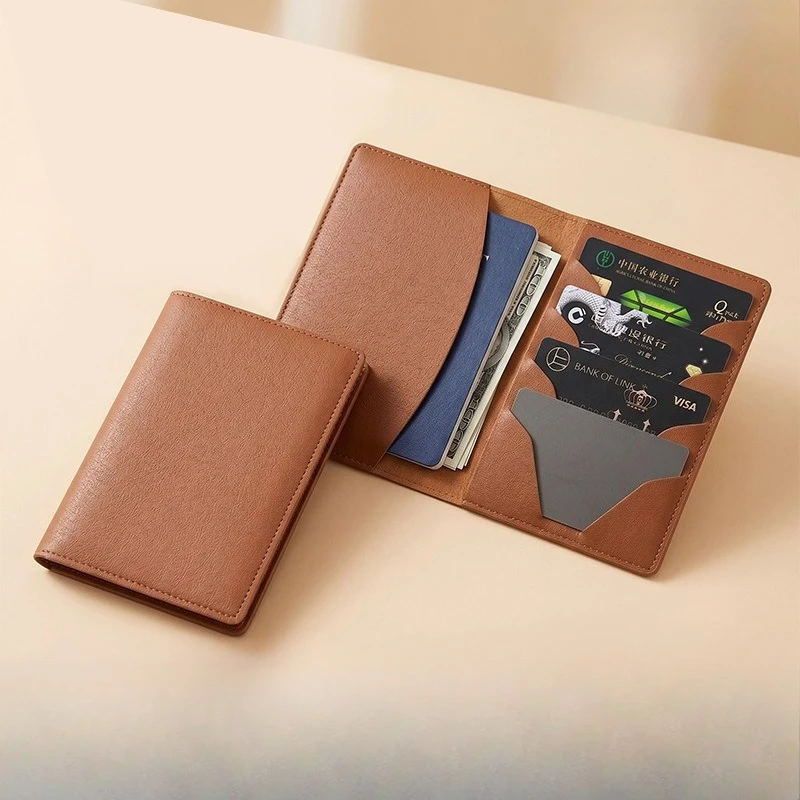 New Travel Passport Holder Accessories Passport Book Holders for Women and Men Travel Credit Card Holder Ticket Document Organiz view 3