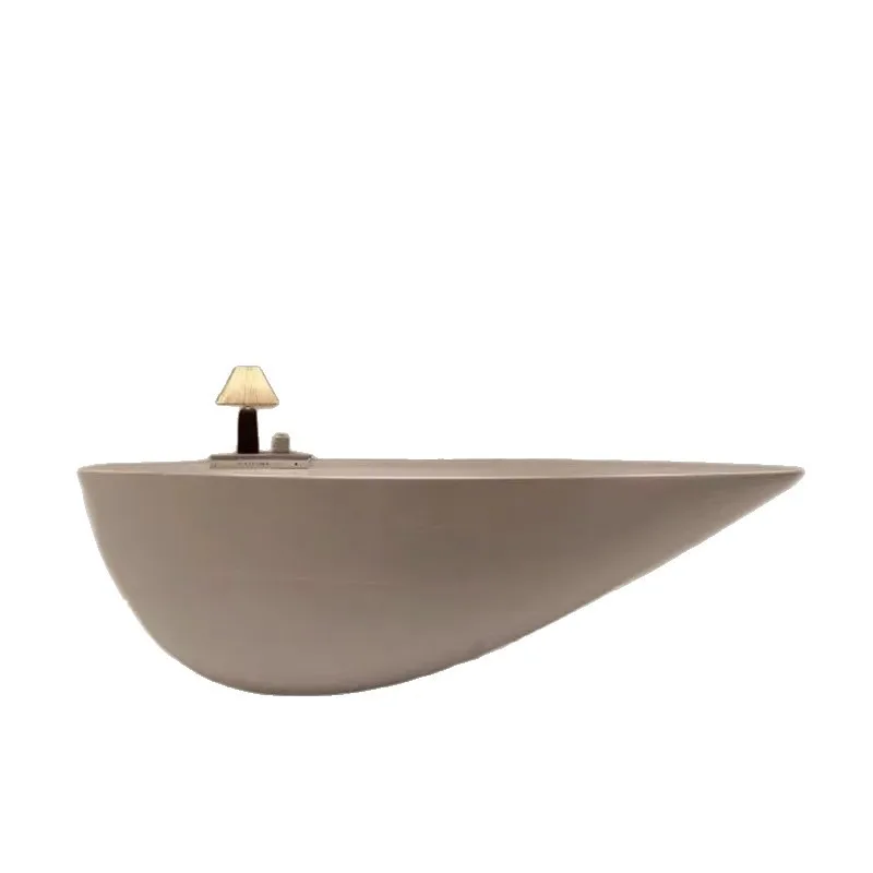 Reception desk Beauty salon checkout page Special-shaped office furniture Curved semicircular bar counter