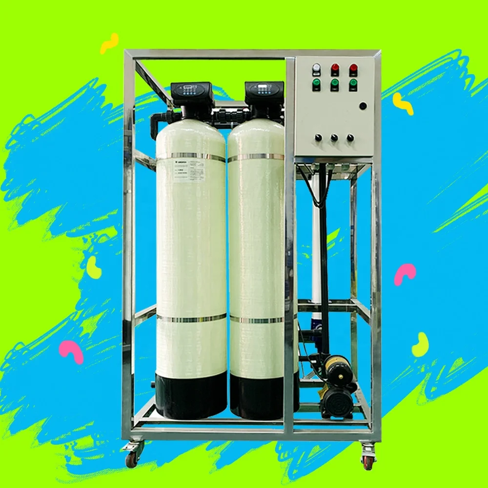 Aonie 1T/Hour Large Flux Reverse Osmosis Industrial Water Purifier Machine Full-Automatic Steel-Made Gearbox Pump 220V 3kW Motor