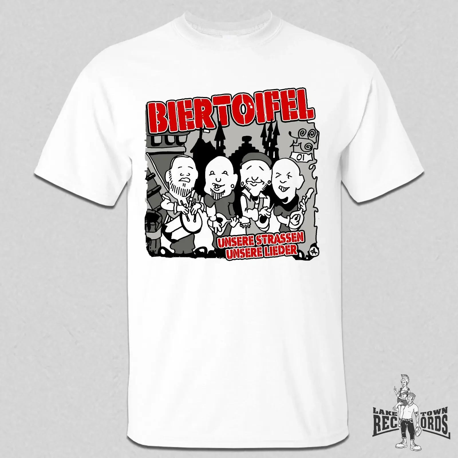 BIERTOIFEL Cover T Shirt NEU S 3XL Punk Punkshirt Punkrock Oi Skinhead OiPunk vintage Washed Unisex Comfortable homme Versatile