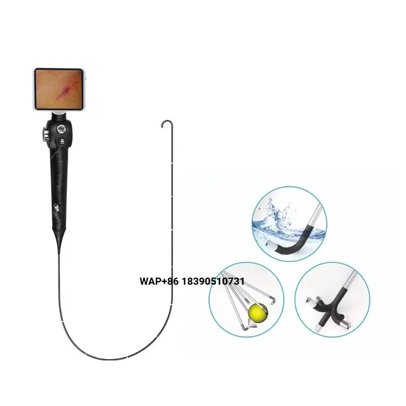 Flexible Endoscope Otolaryngology high definition waterproof endoscope for pet ENT examination, veterinary clinic diagnosis and