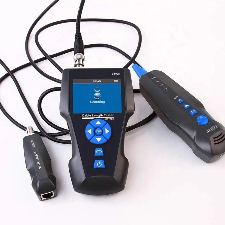 Noyafa NF-8601S TDR rastreador de Cable de red LCD multifuncional para RJ45, RJ11, BNC, Cable de Metal, PIN/POE