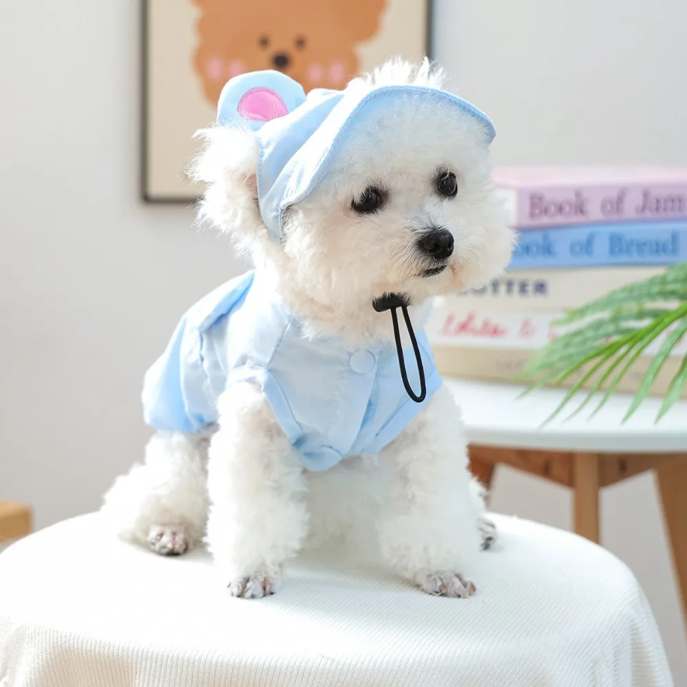 

Breathable Pet Dog Elephant Vest Soft Sun Protection Pet Pullover Comfortable with Sun Hat Dog Sweatshirt For Small Dog Cat