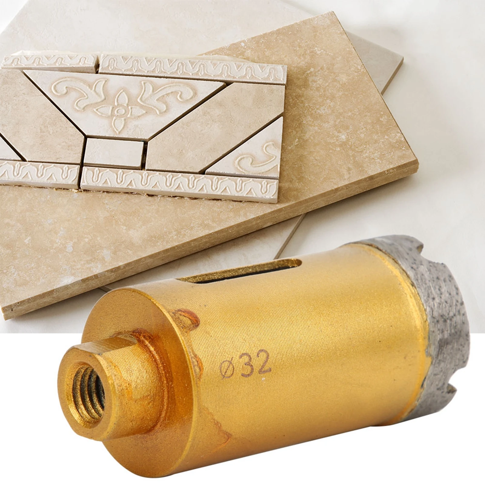 Hoekfrees Boorzaag voor Marmer, Keramische Tegels, Wand, Glas - Hoekfrees Gatenzaag Gereedschap 30mm/32mm/35mm Boorzaag