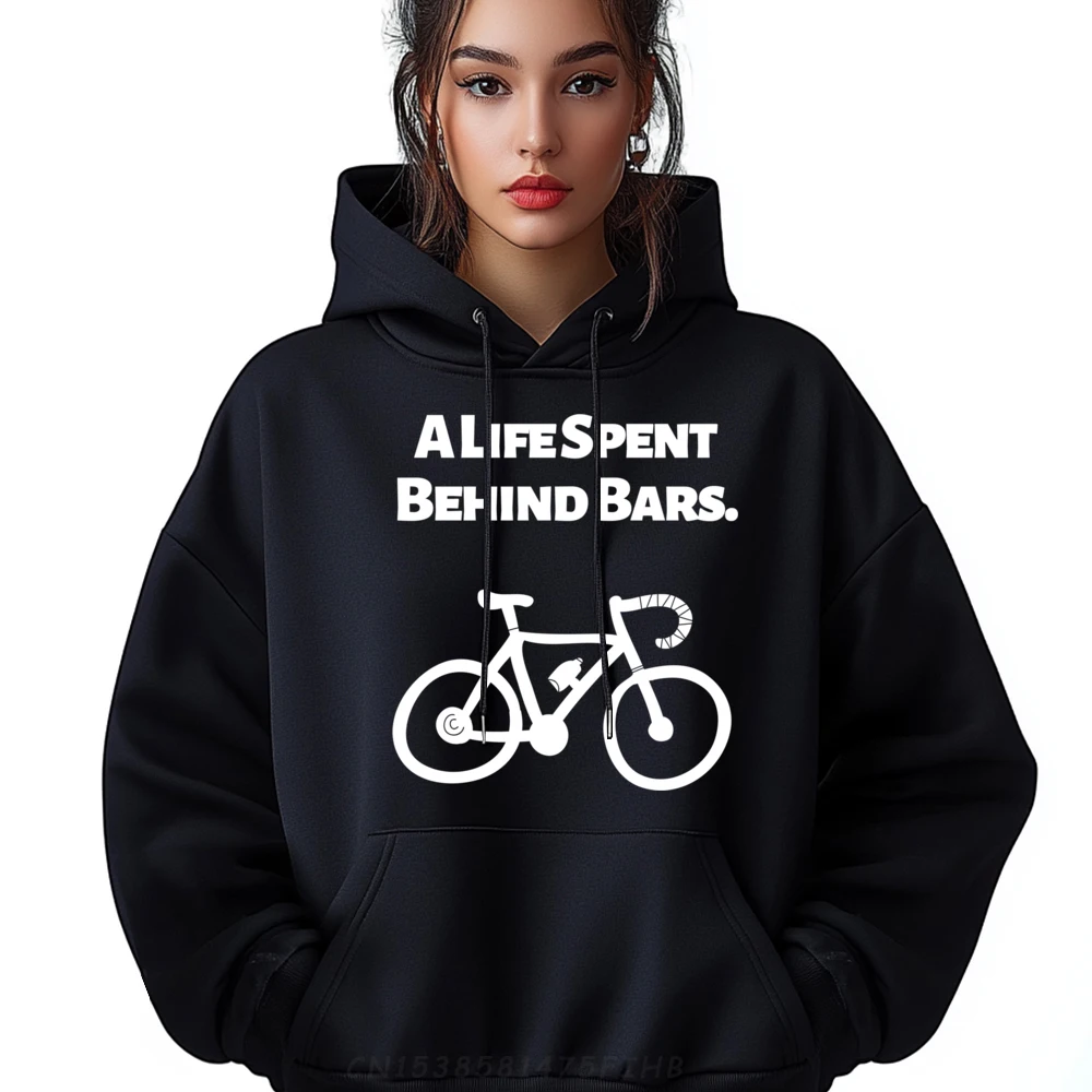 A Life Spent Behind Bars Funny Cycling Biker Pun Luxury Hoodies Men High Quality New Shirts And Oversize Long Sleeve