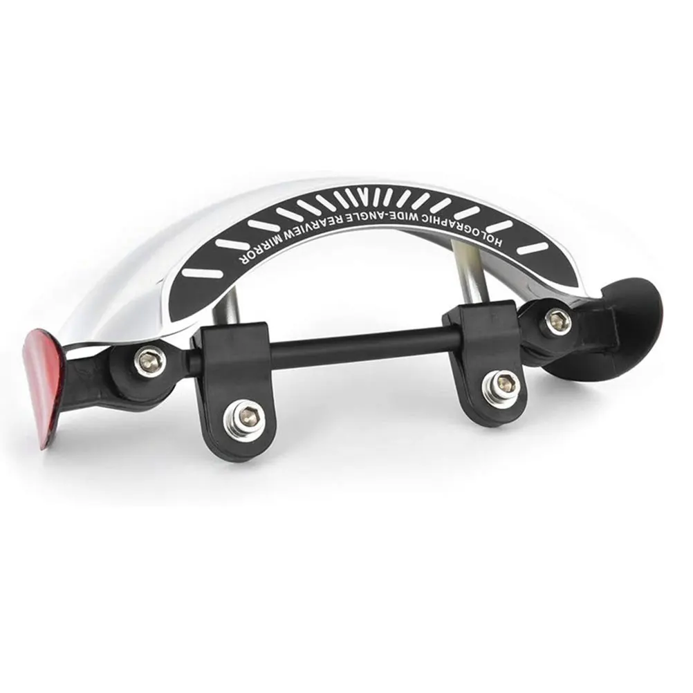 

Universal Motorcycle Windshield Clear Mirror Easy Installation Wide Angle Rearview Mirror Compatible Models ABS Durability