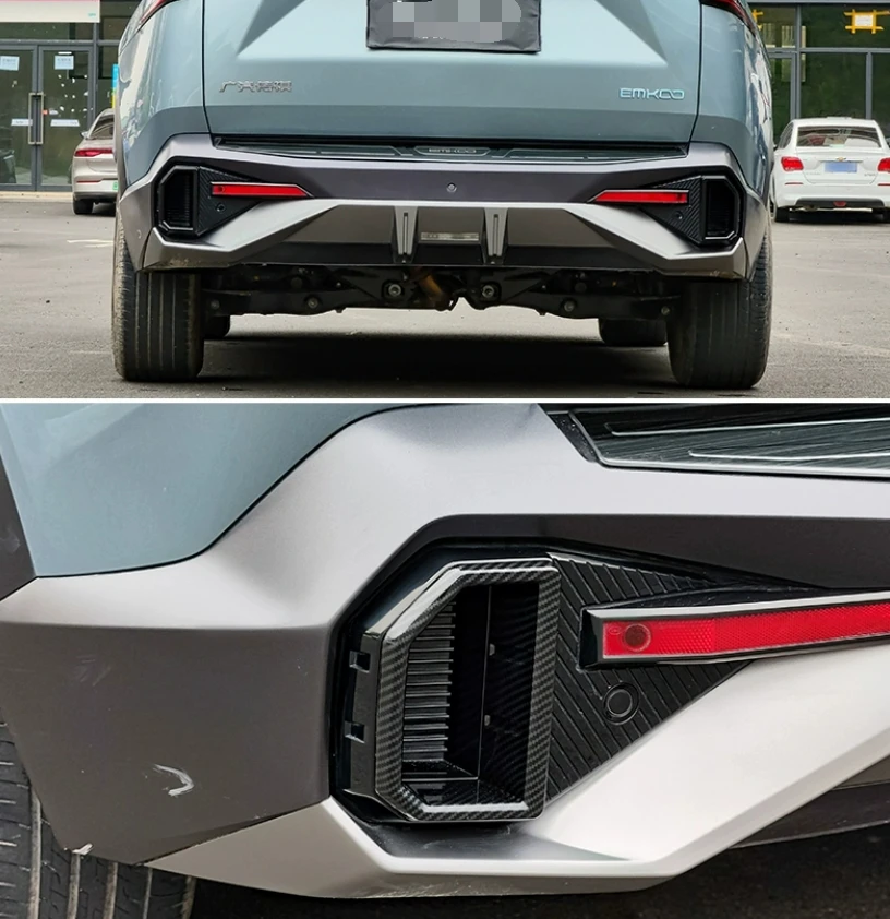 

For Trumpchi EMKOO 2022 2023 Exterior Accessories Fog Lights Lamps Eyelid Eyebrow Strip Cover Trim