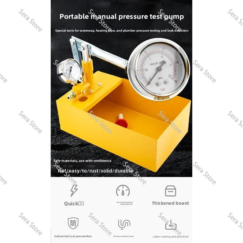 Upgrade Tool Manual Pressure Testing Pump, Pressure Pump, Ppr Water Pipe, Tap Water Pipe,underfloor Heating Leak Detector