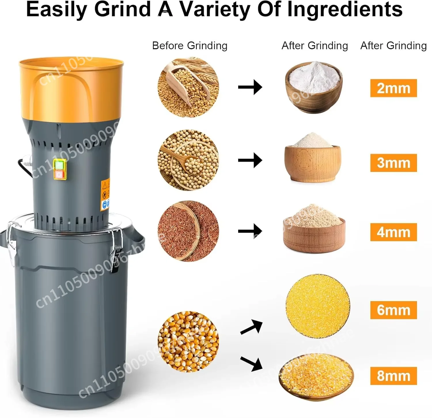 New 50L Automatic Poultry and Chicken Feed Mixer Grinder Livestock Equipment