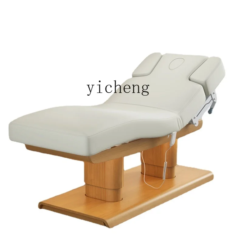 Tqh Double-Pole Electric Lifting Beauty Salon Special Multi-Function Heating Physiotherapy Bed Massage Bed