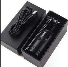 Tattoo Battery Grip Professional Wireless Carved Gourd Adjustable Aluminum Handle Piece with 1800mA Battery