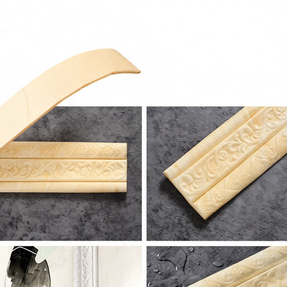 Waterproof Wall Border Sticker - Home Decor Wall Molding ulasan dan harga