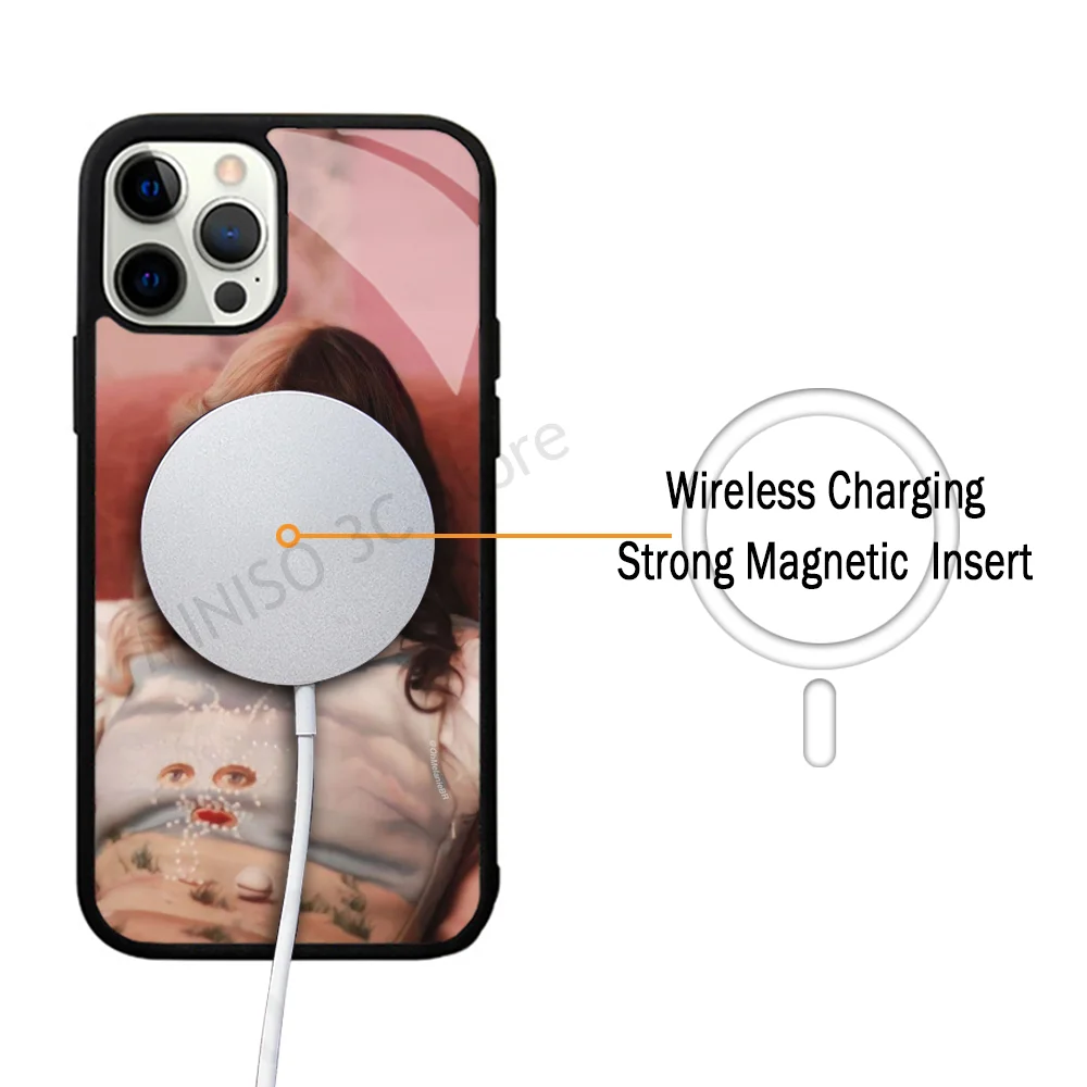 Phone Case Strong Magnetic For IPhone 15 14 13 Pro Max 11 12 Mini Singer Melanie Martinez Portals For Magsafe